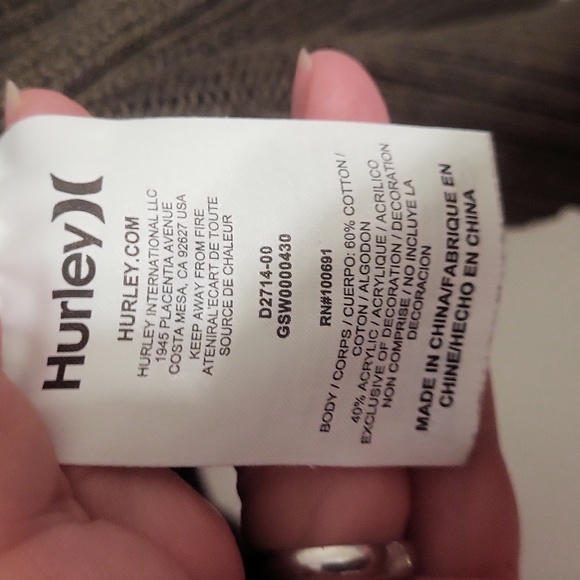 Hurley Oversized Cardigan - Picture 3 of 3